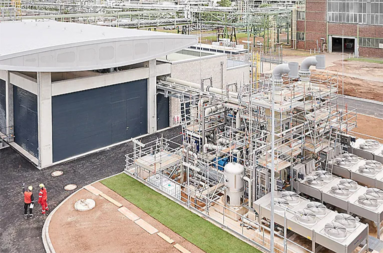 Shell electrolyser