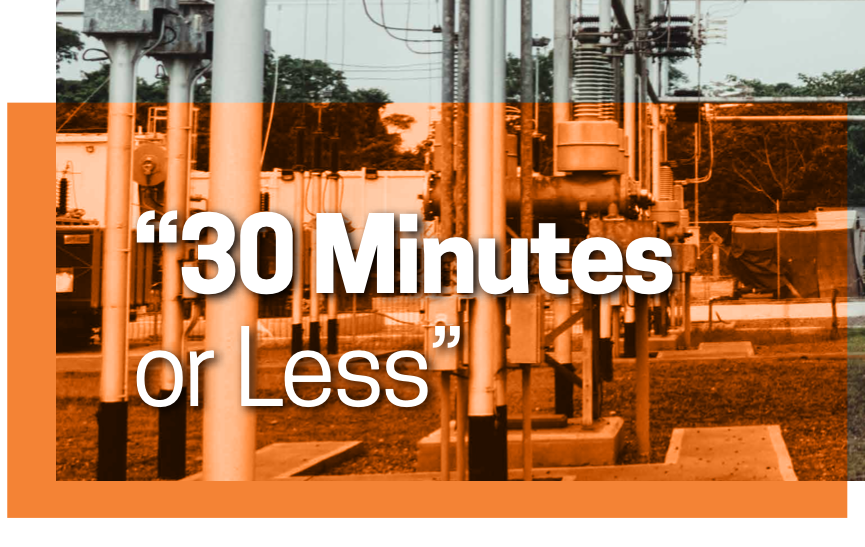 “30 Minutes or Less” - Ozop Energy Solutions
