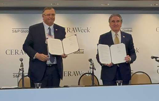 TotalEnergies agreement Patrick Pouyanné Doug Burgum